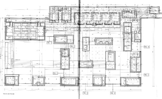 Peter Zumthor Thermal Baths Plan